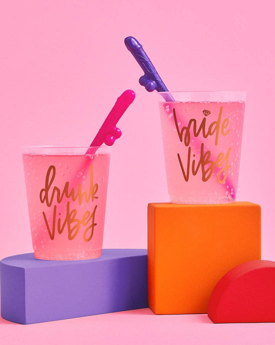 Load image into Gallery viewer, Bachelorette Party Penis Straws
