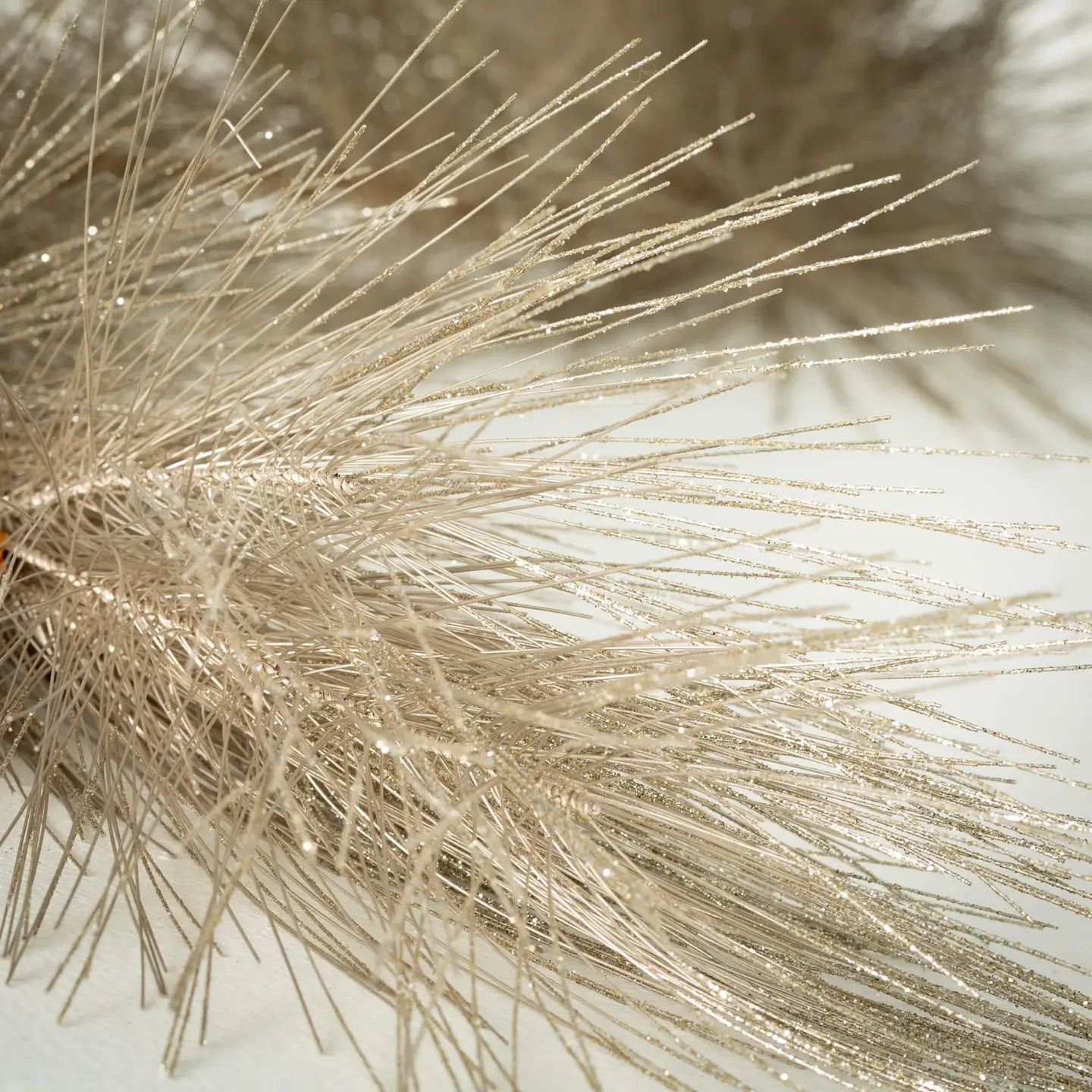 Champagne Metallic Pine Garland