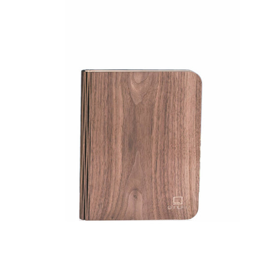 Load image into Gallery viewer, Natural Wood Smart Book Light: Walnut / Large

