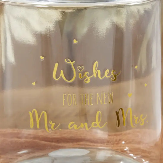 Wedding Wish jar with Heart Shaped Cards