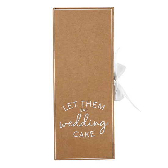 Let Them Eat Wedding Gold Cake Server set