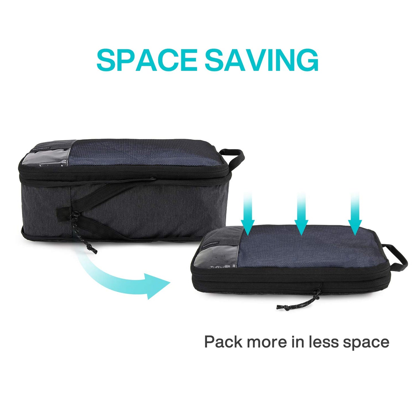 BAGSMART Compression Packing Cubes for Travel Essentials