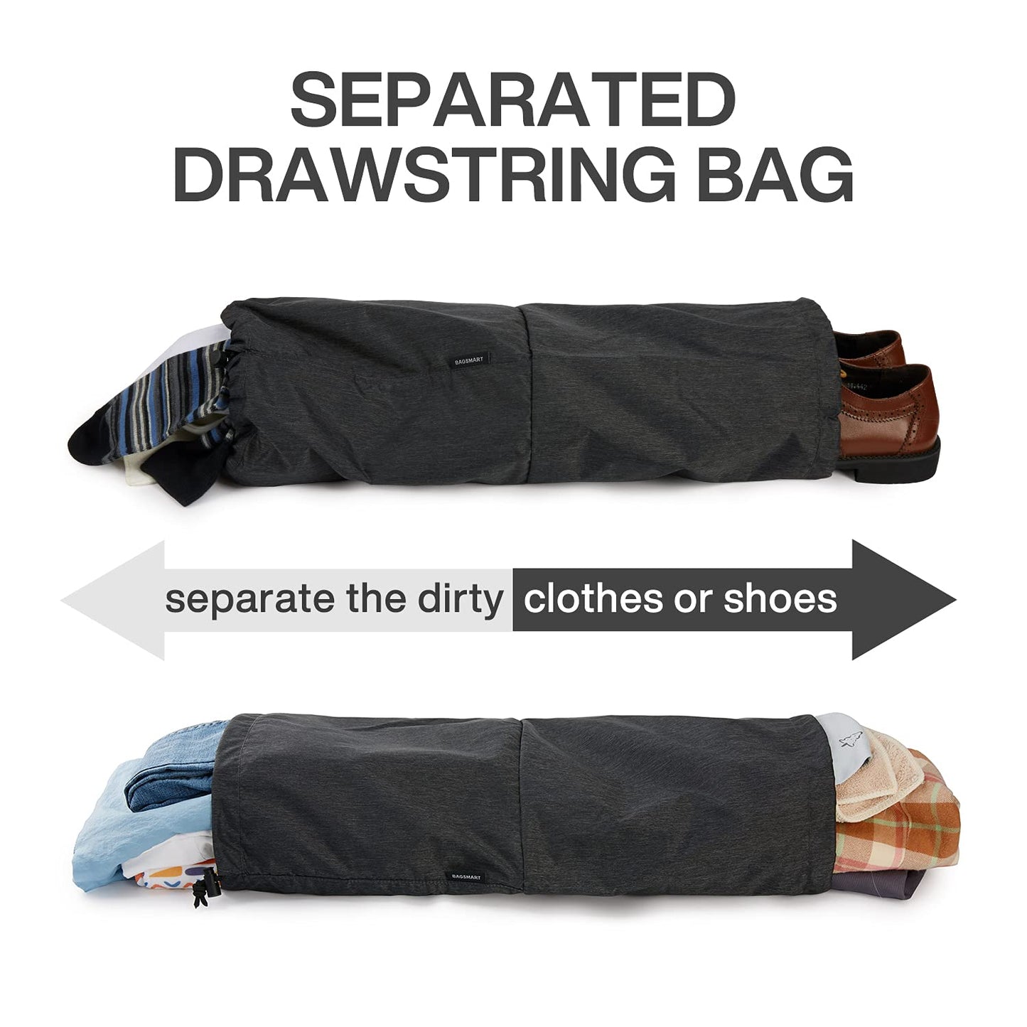 BAGSMART Compression Packing Cubes for Travel Essentials