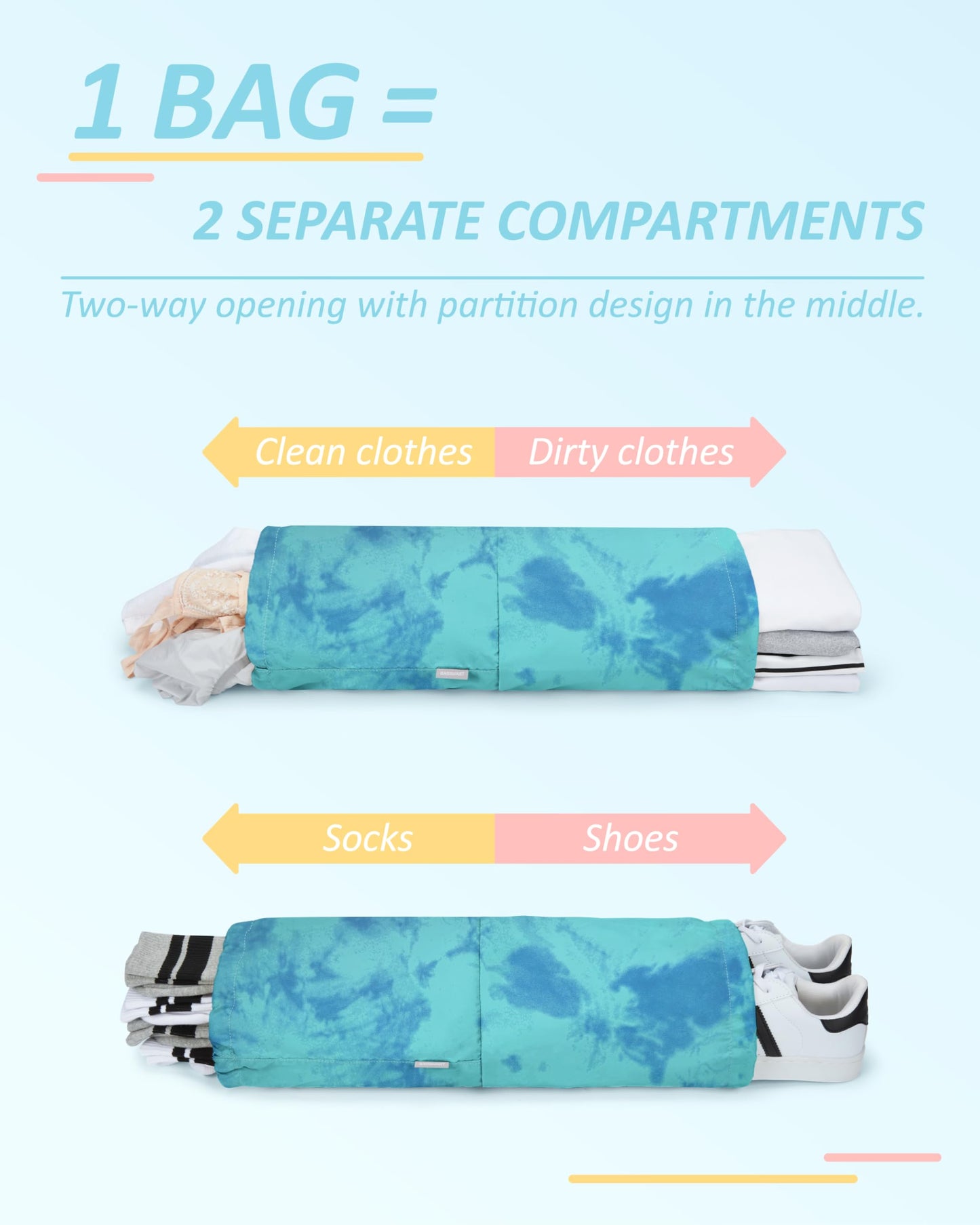 BAGSMART Compression Packing Cubes for Travel Essentials