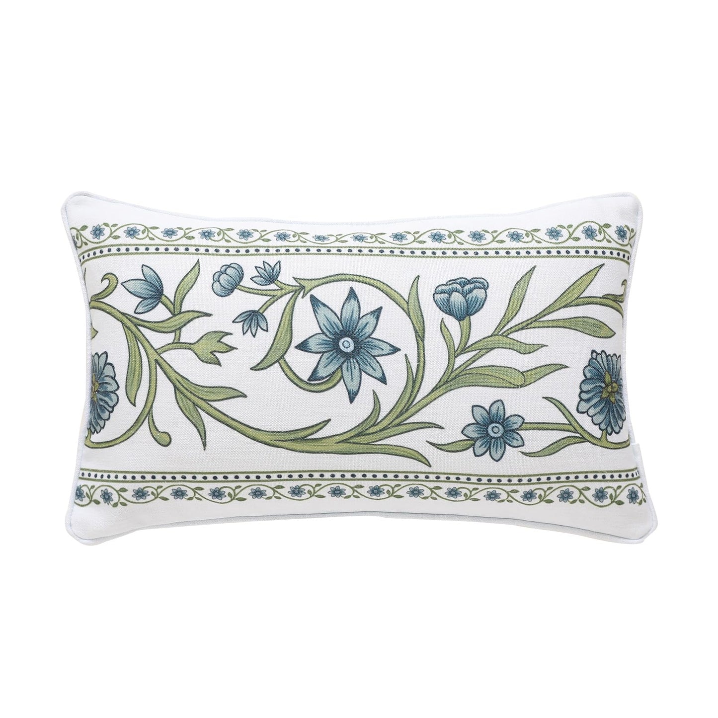 ISAENNE Designer Vintage Square Throw Pillow Cover,Set of 2,18"x18"