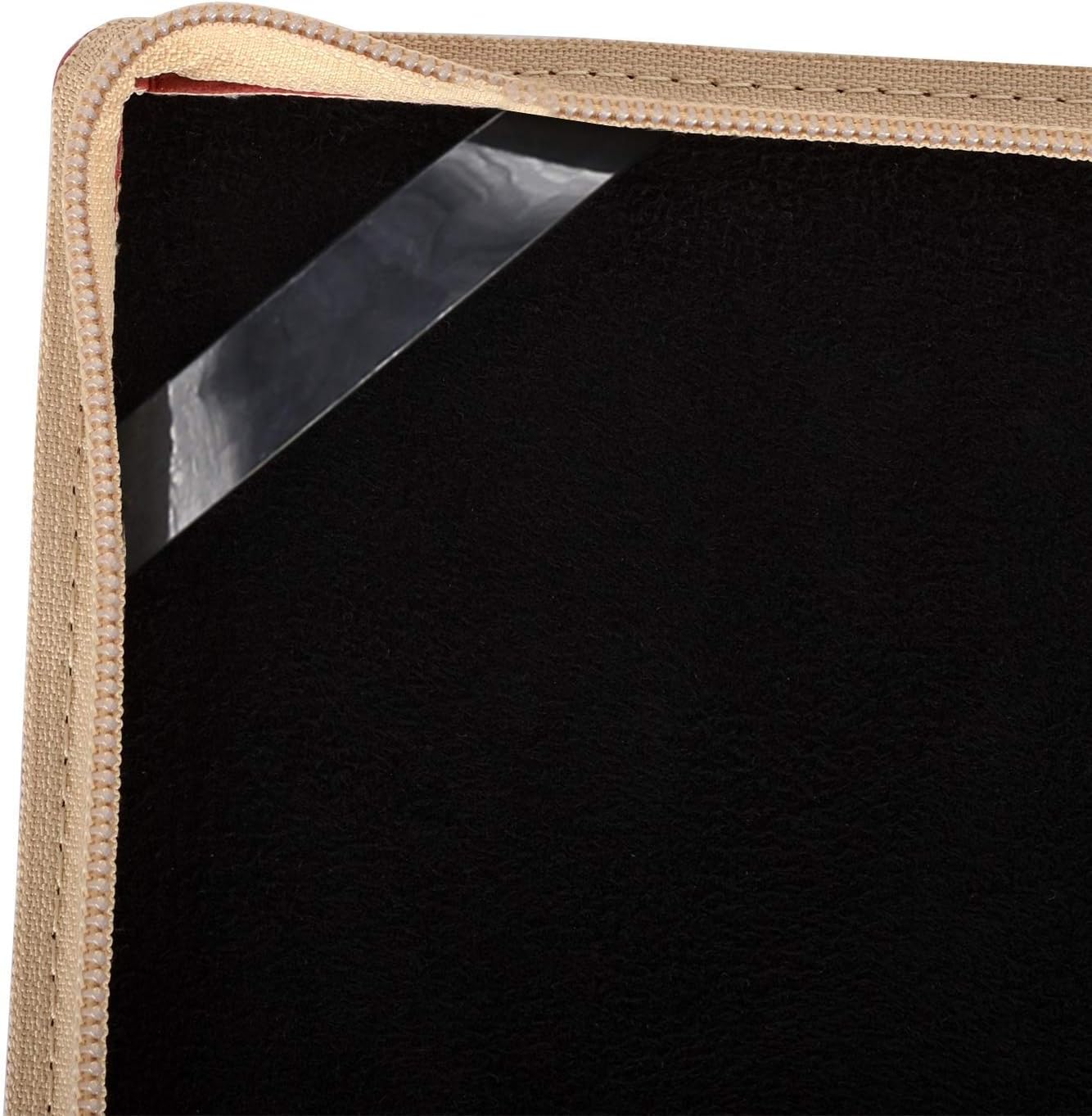 MOSISO Laptop Sleeve Case Bag, PU Leather Zippered Protective Case Cover
