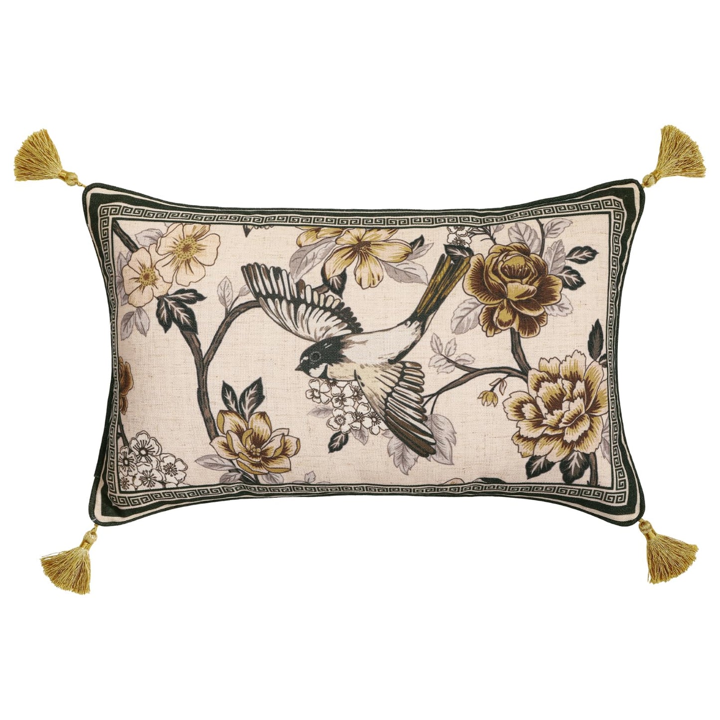 ISAENNE Designer Vintage Square Throw Pillow Cover,Set of 2,18"x18"