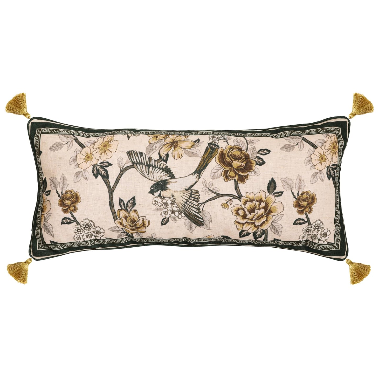 ISAENNE Designer Vintage Square Throw Pillow Cover,Set of 2,18"x18"
