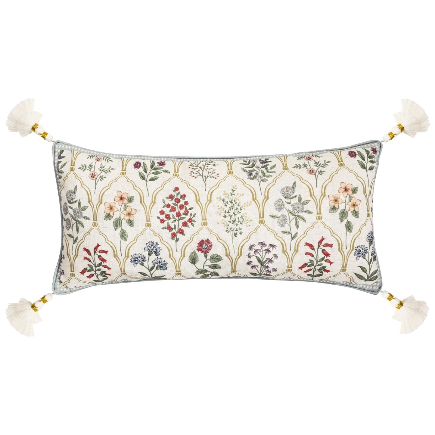 ISAENNE Designer Vintage Square Throw Pillow Cover,Set of 2,18"x18"