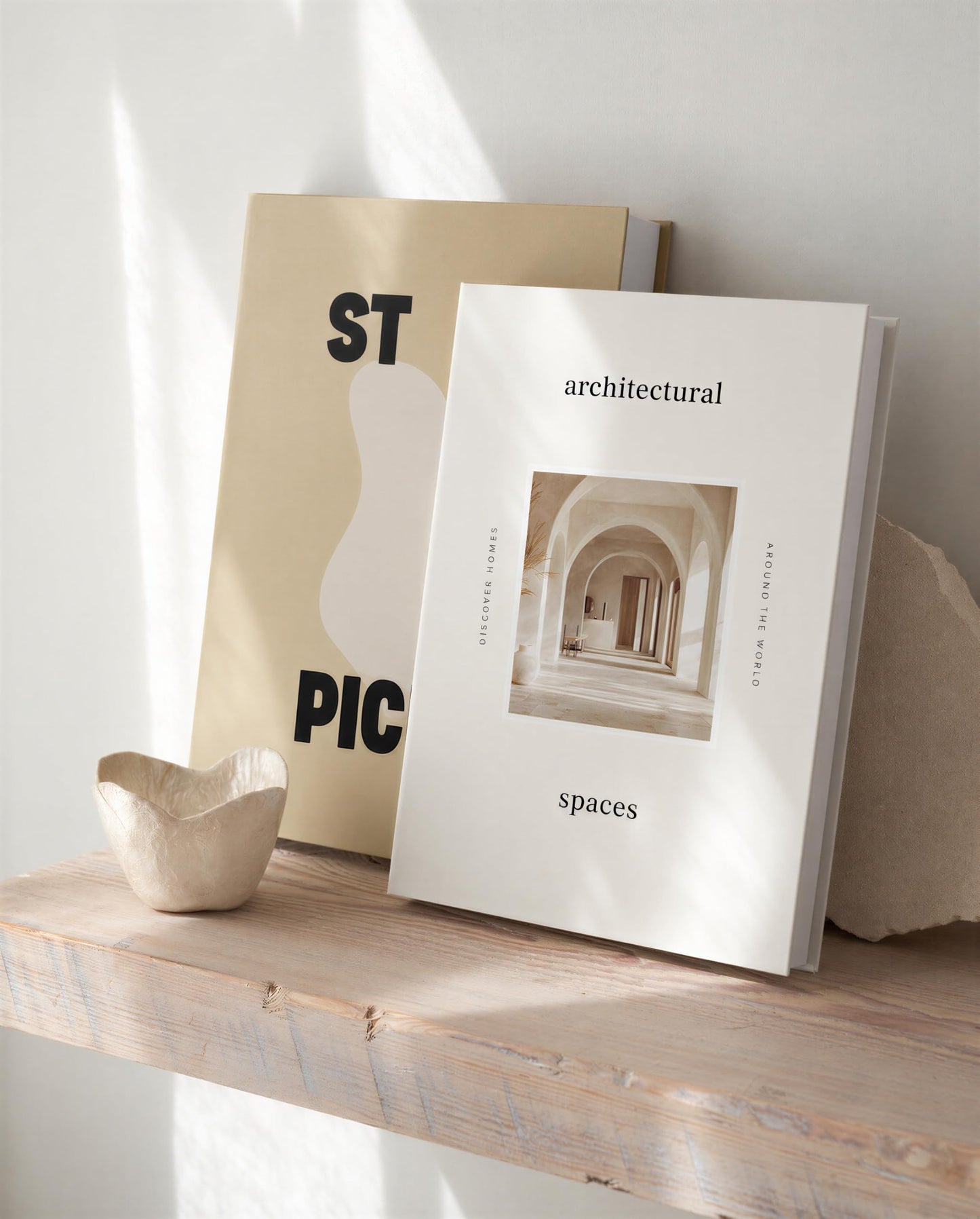 ZICOTO Beautiful Decorative Books Set of 2 for Your Coffee Table & Shelf
