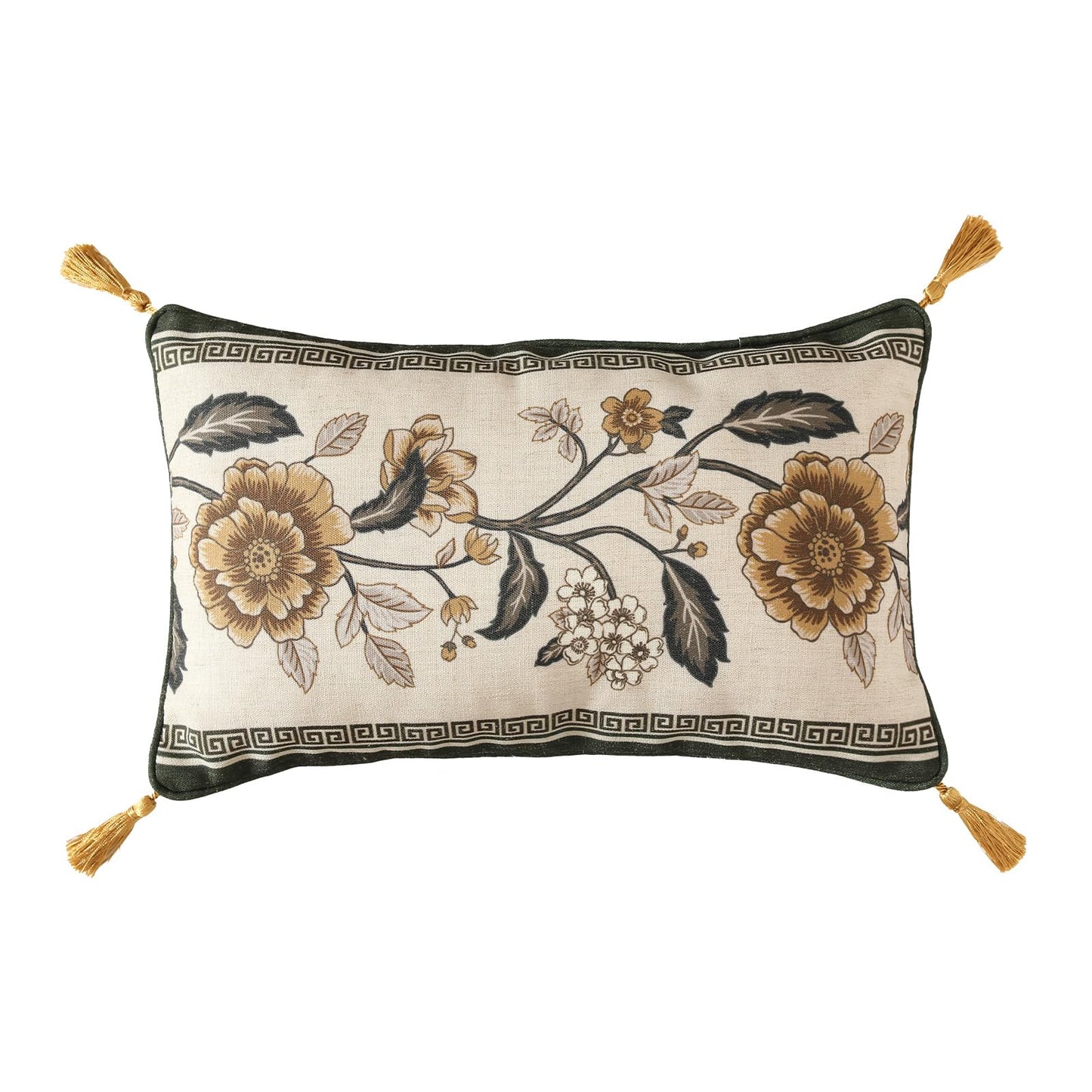 ISAENNE Designer Vintage Square Throw Pillow Cover,Set of 2,18"x18"