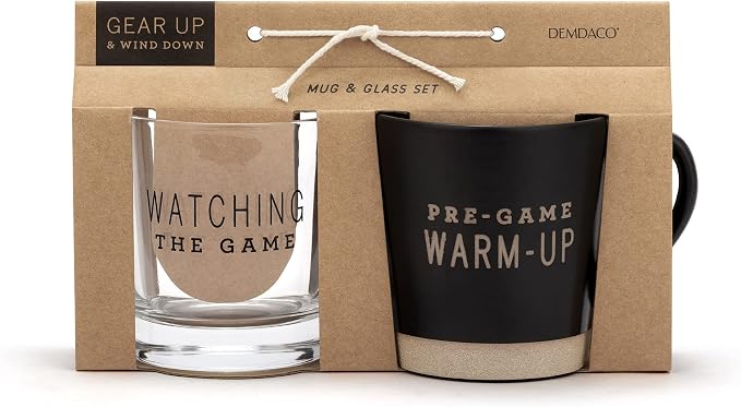 The Game - Mug and Rocks Glass Set