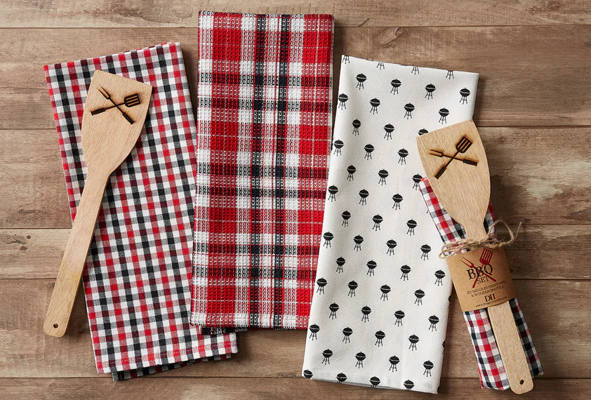 BBQ Dishtowel & Spatula Gift Set