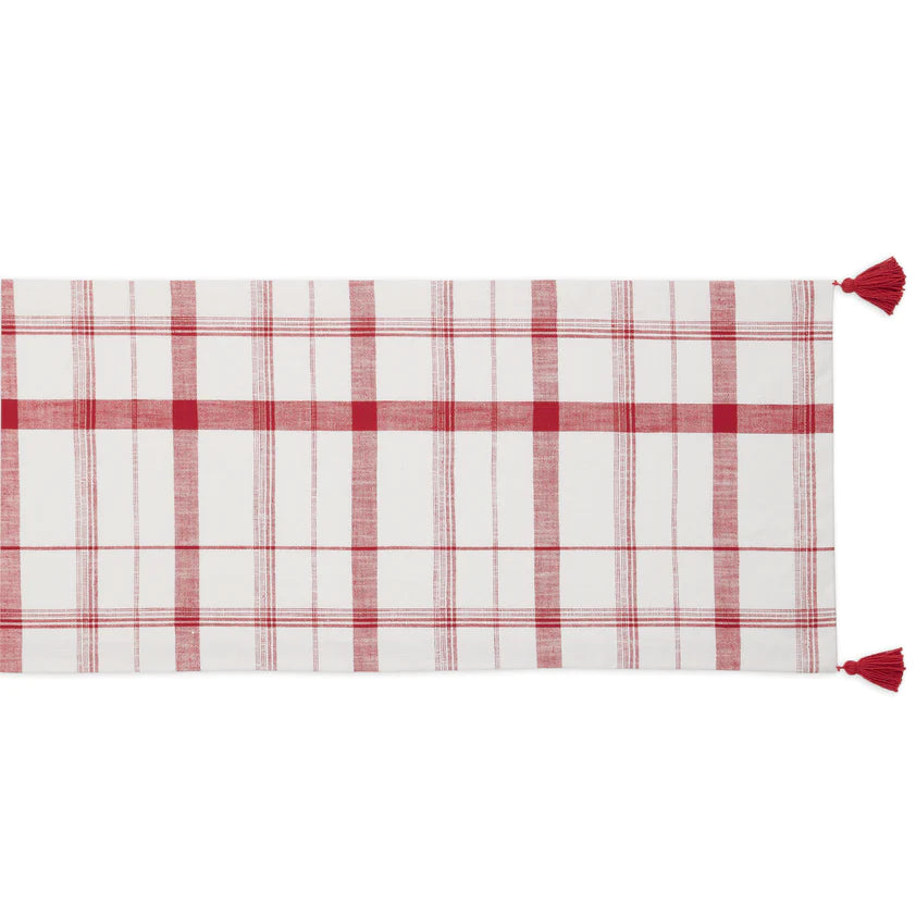 North Pole Plaid Table Runner
