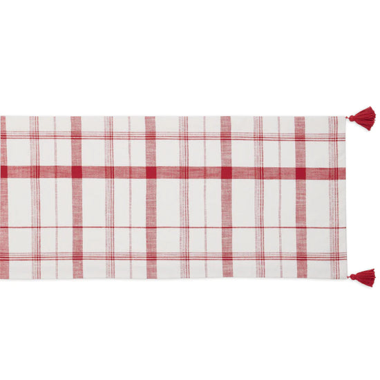 North Pole Plaid Table Runner