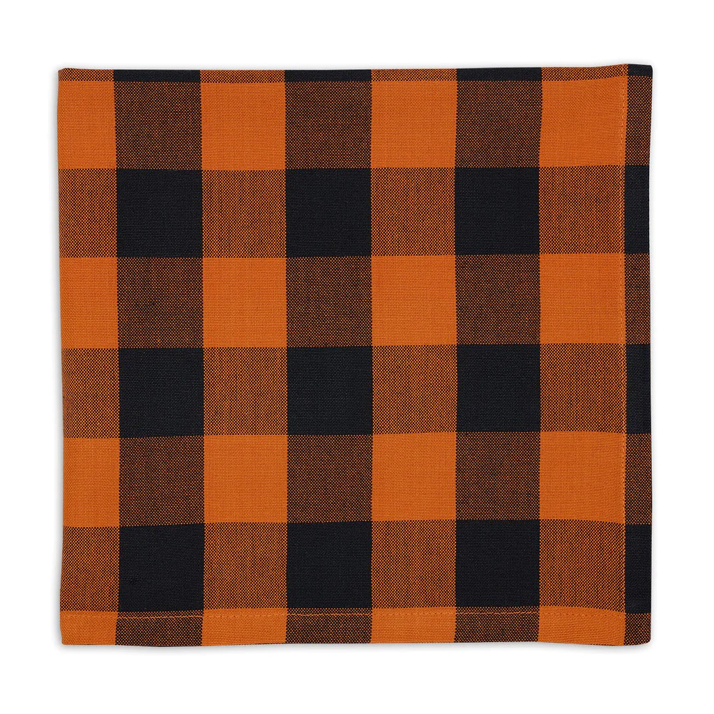Orange/Black Plaid Napkin