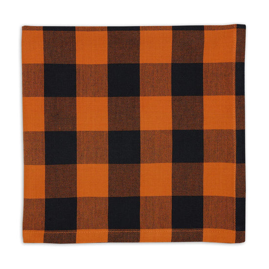 Orange/Black Plaid Napkin