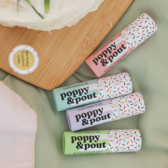 Load image into Gallery viewer, Lip Balm, Birthday Confetti Cake, Blue
