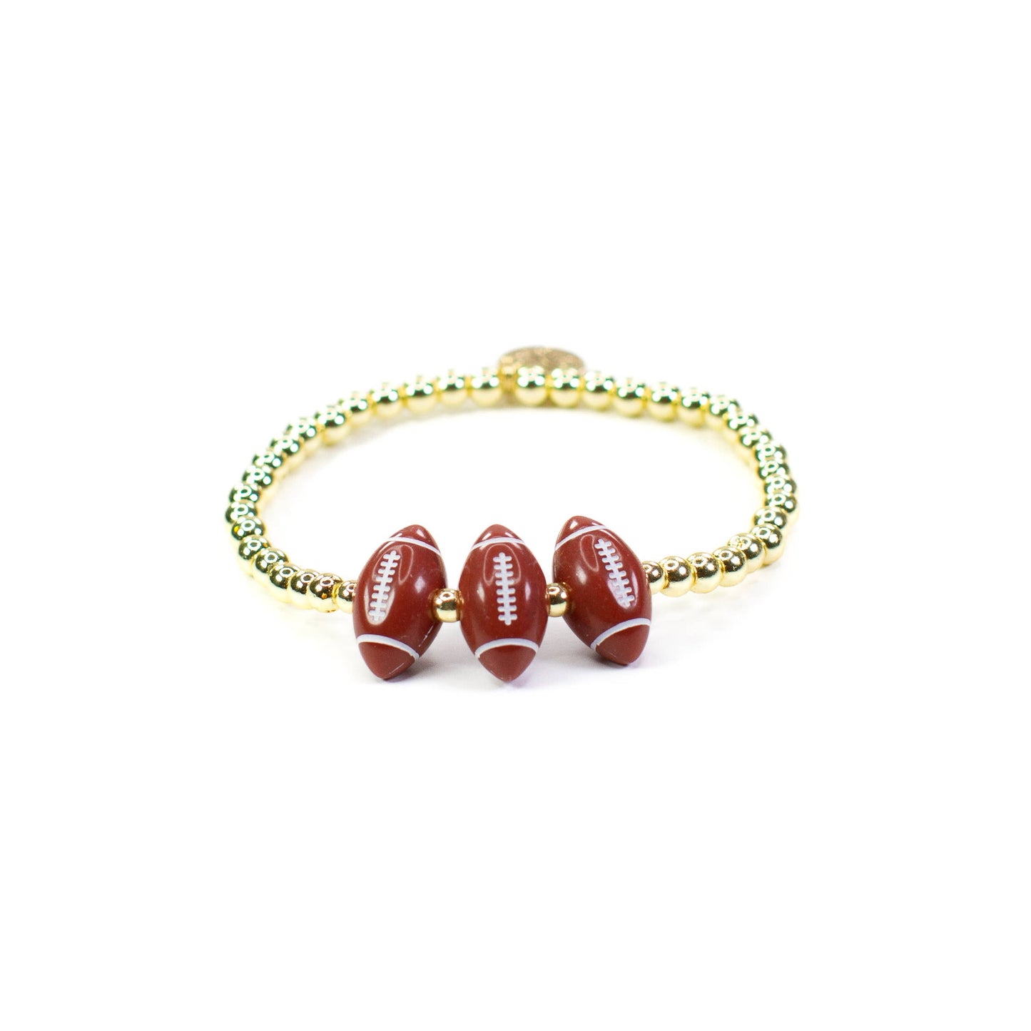 Sports Bracelets 18K Gold: Flat Baseball