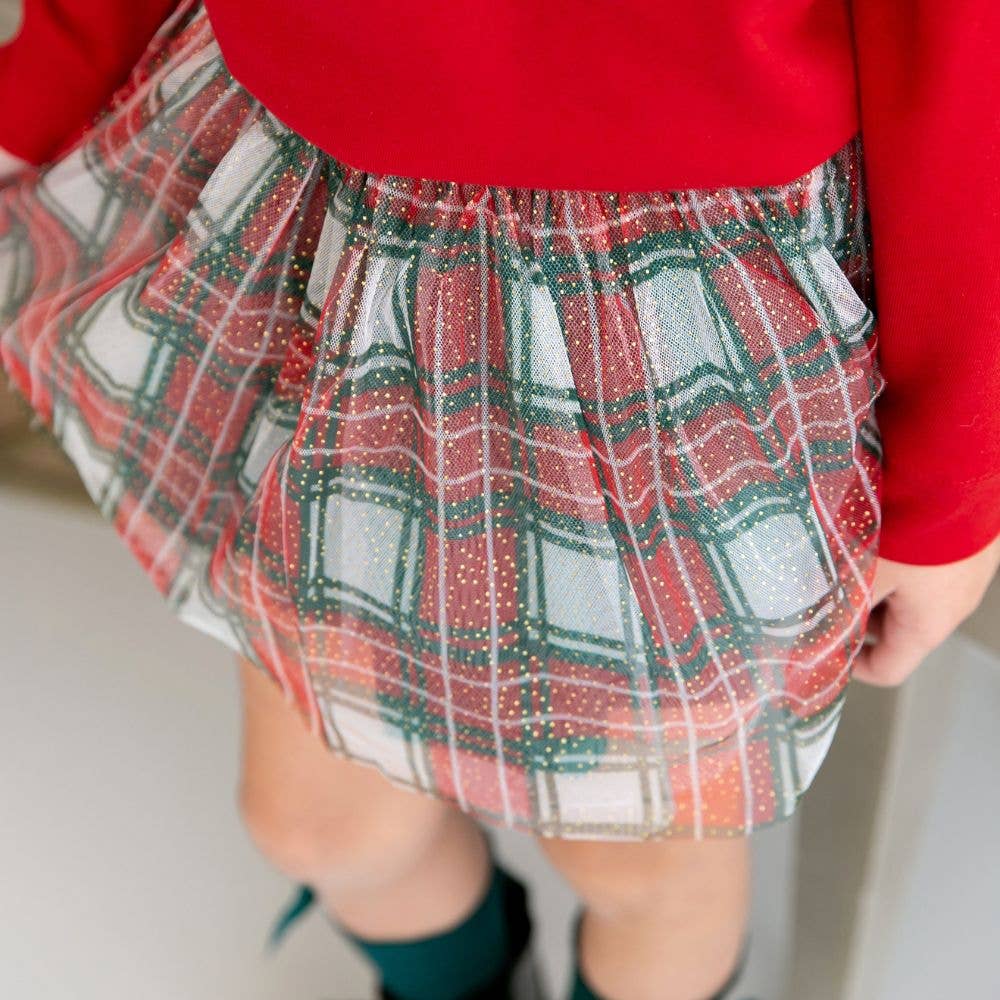 Christmas Plaid Tutu - Dress Up Skirt