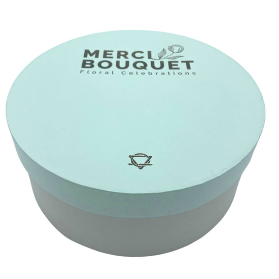 Load image into Gallery viewer, Round Box - Wedding Blessings - White &amp;amp; Ivory Soap Flower Box
