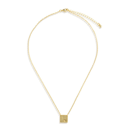 Heart Charm Gold Necklace 16"