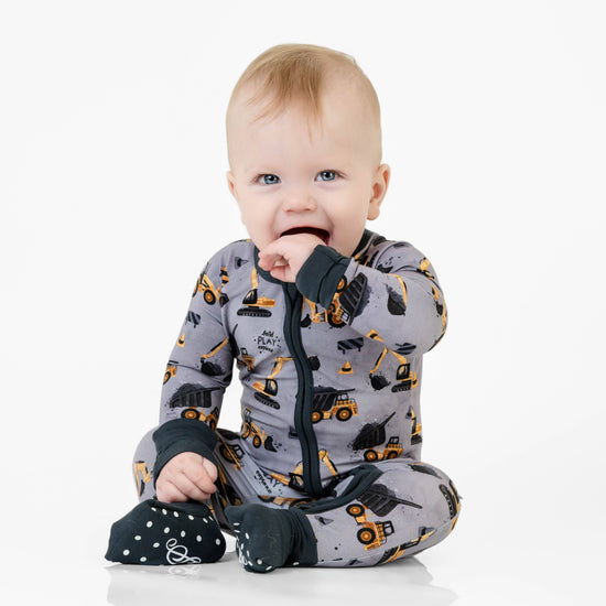 Snooze Crew Bamboo baby pajamas convertible Romper