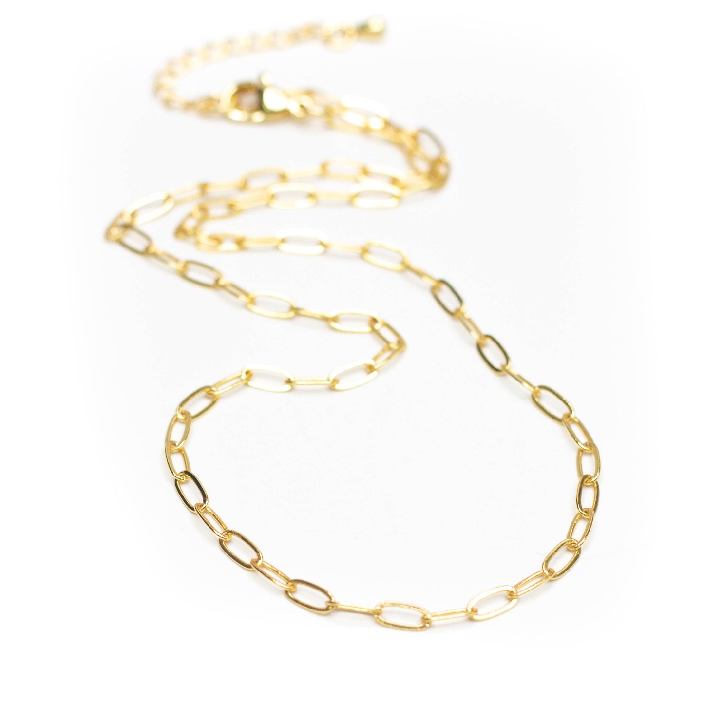Paperclip Chainlink Necklace: Large