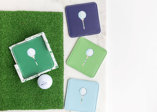 Load image into Gallery viewer, Set/4 Tee Time Coasters
