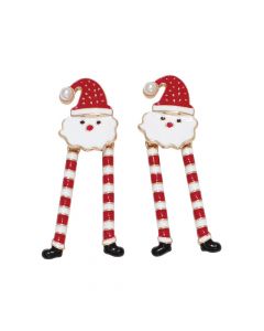 Santa Hat With Legs Earrings