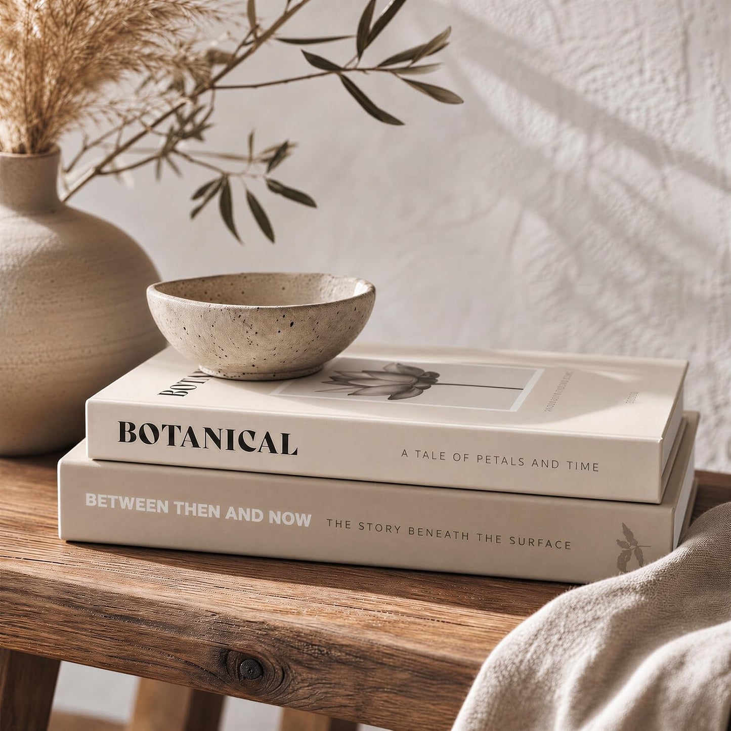 ZICOTO Beautiful Decorative Books Set of 2 for Your Coffee Table & Shelf