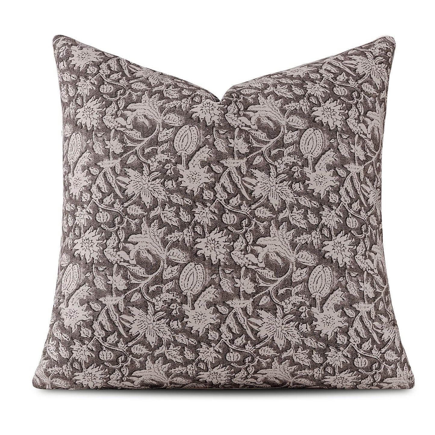 Amor Virisso Floral Throw Pillow Covers 18x18 Couch Pillows for Living Room Decorative Accent Pillow Covers Block Print Farmhouse Neutral Pillow Covers Sofa Pillows 1PC, Dusty Green