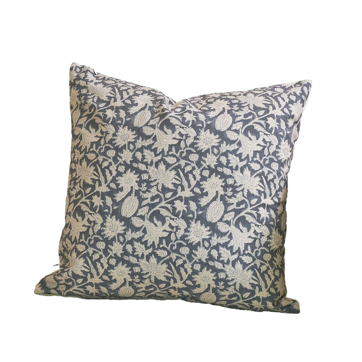 Amor Virisso Floral Throw Pillow Covers 18x18 Couch Pillows for Living Room Decorative Accent Pillow Covers Block Print Farmhouse Neutral Pillow Covers Sofa Pillows 1PC, Dusty Green