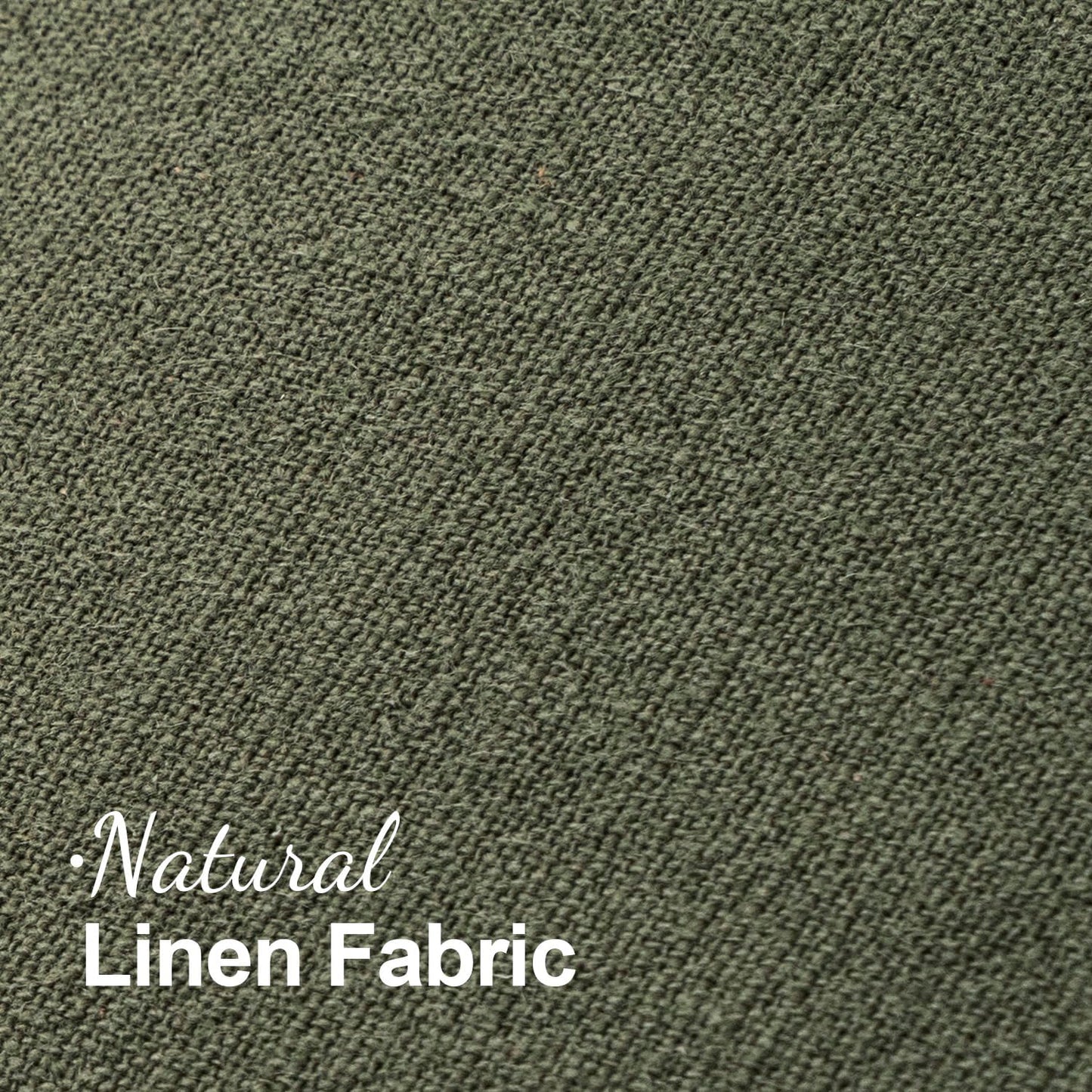 MIULEE 14x36 Long Linen Lumbar Pillow Covers Set of 1 Light Olive Green