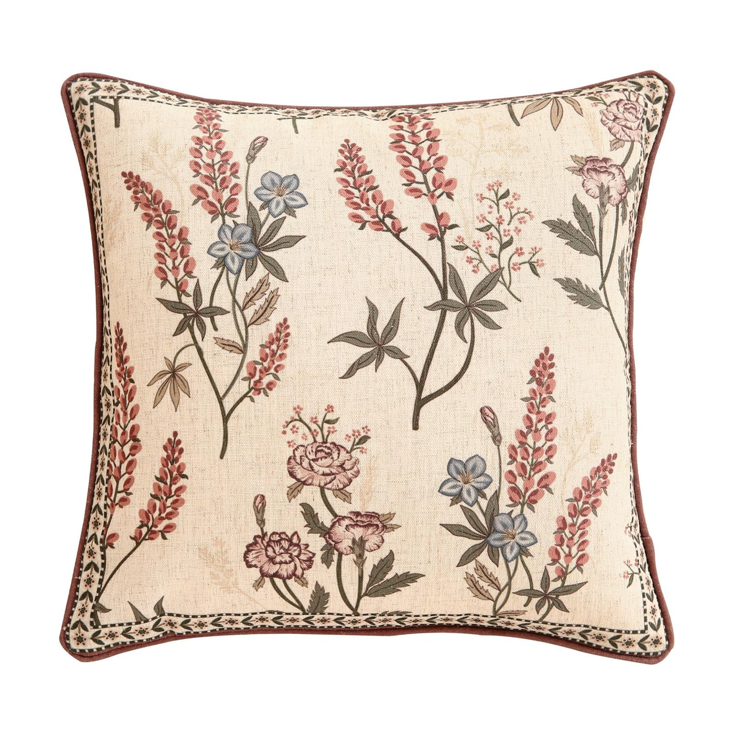 ISAENNE Designer Vintage Square Throw Pillow Cover,Set of 2,18"x18"