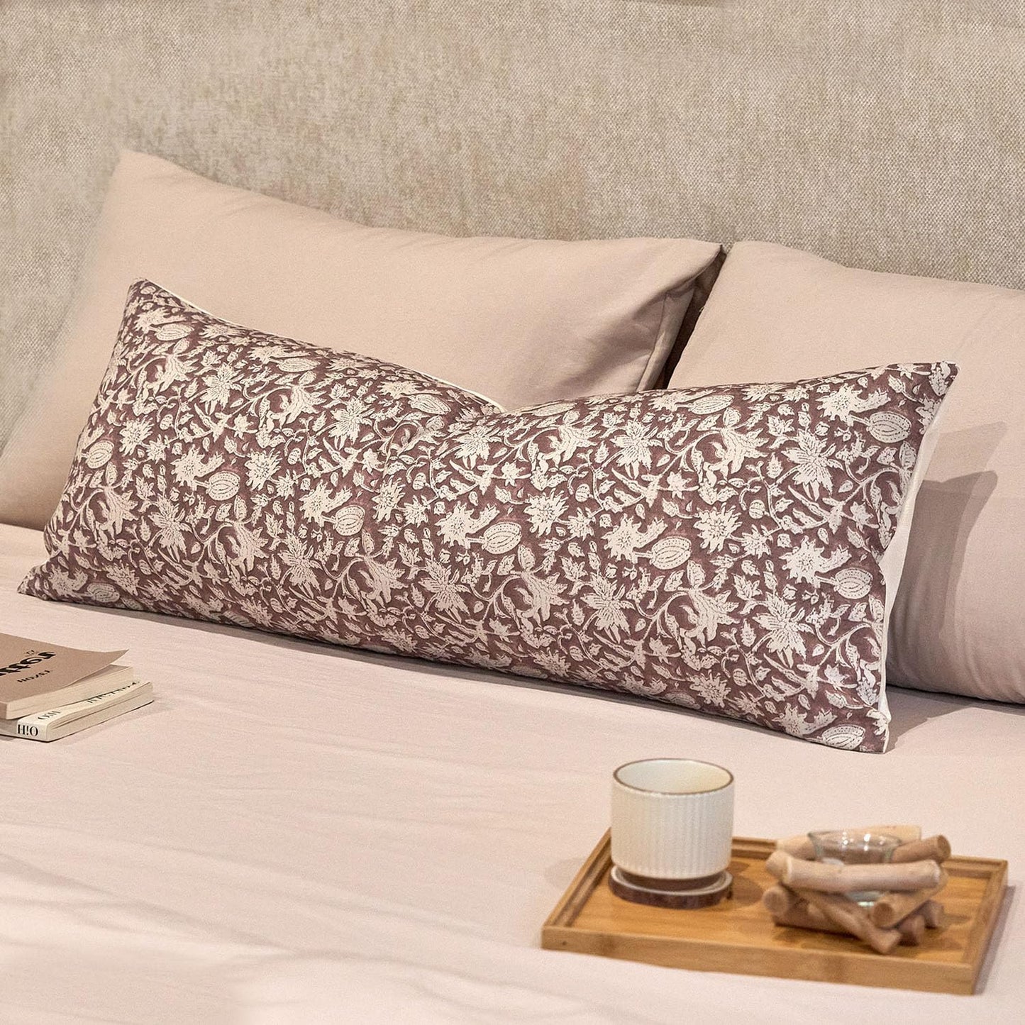 Amor Virisso Floral Throw Pillow Covers 18x18 Couch Pillows for Living Room Decorative Accent Pillow Covers Block Print Farmhouse Neutral Pillow Covers Sofa Pillows 1PC, Dusty Green