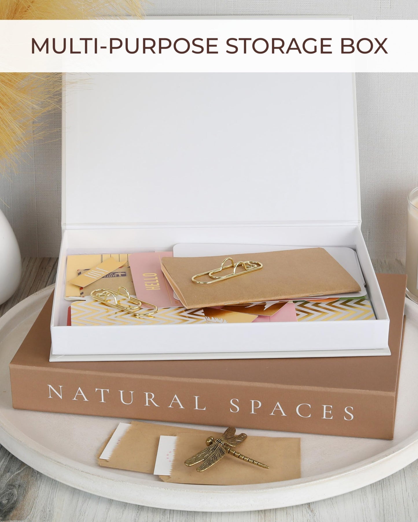 ZICOTO Beautiful Decorative Books Set of 2 for Your Coffee Table & Shelf