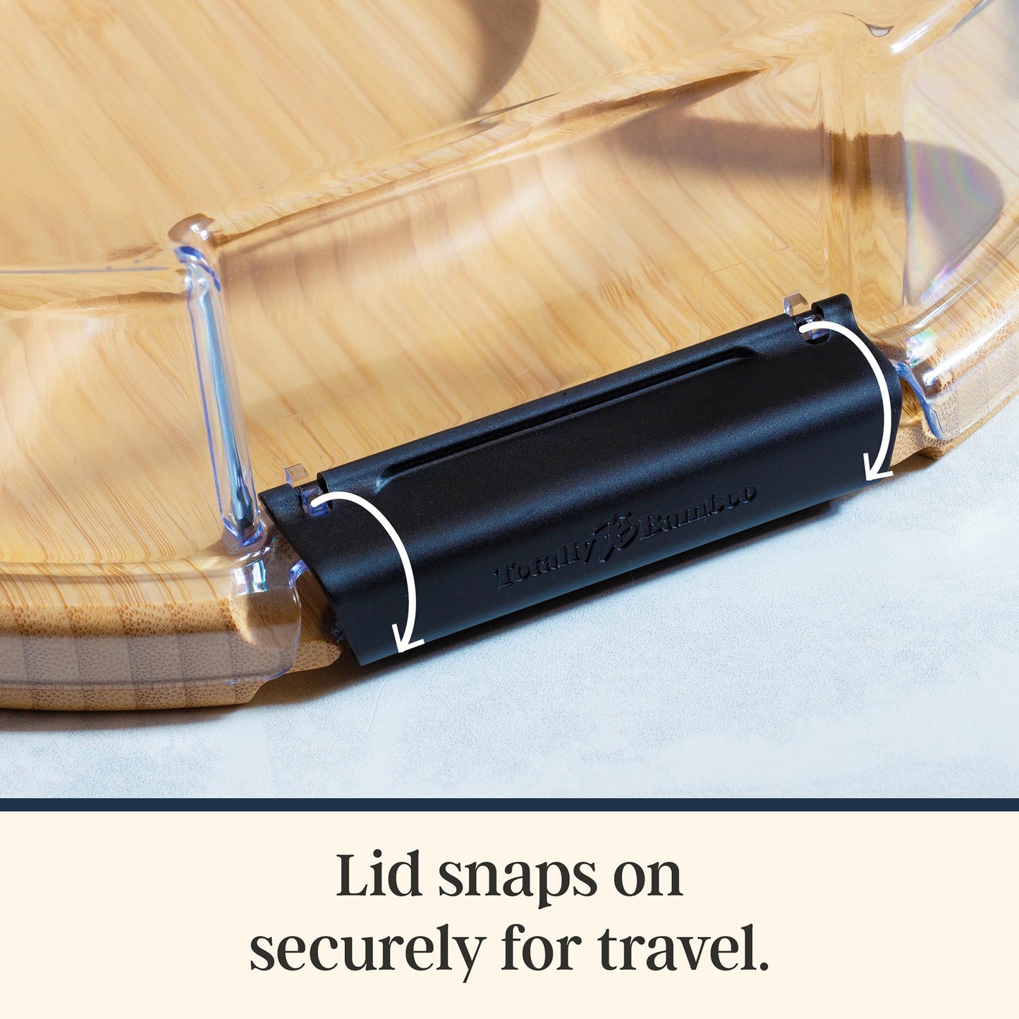 Totally Bamboo Flip, Serve & Store Football Charcuterie Board with Lid