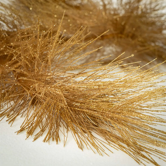 Load image into Gallery viewer, Gold Metallic Pine Garland
