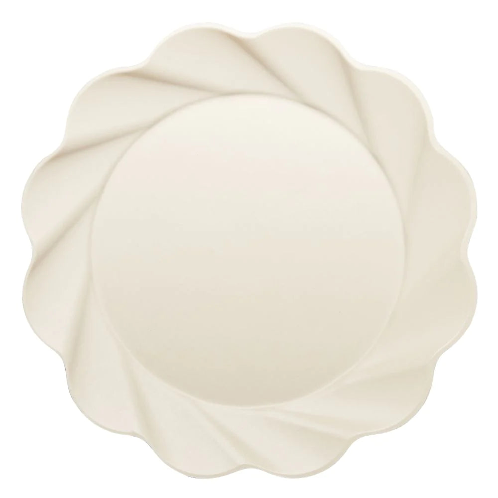 Simply Eco Compostable Extra Large Plate Cream / 8pkg