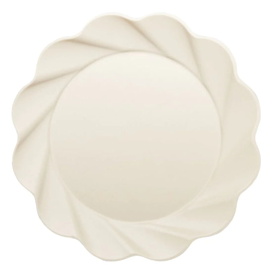 Simply Eco Compostable Extra Large Plate Cream / 8pkg