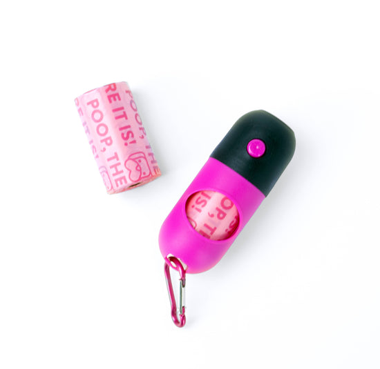 Load image into Gallery viewer, Poop, There It Is! 2-in-1 Flashlight &amp;amp; Doggie Bag Dispenser
