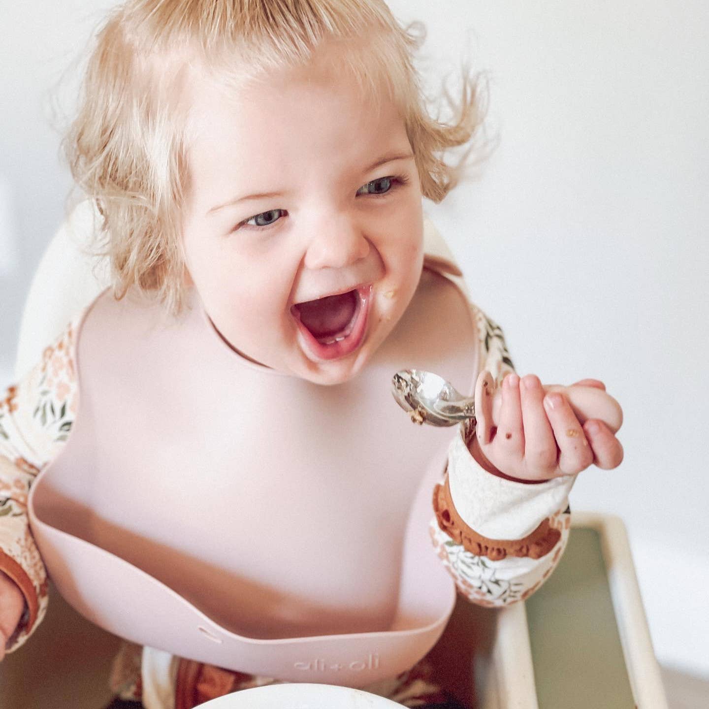 Spoon & Fork Learning Set for Toddlers (Pink) 6m+