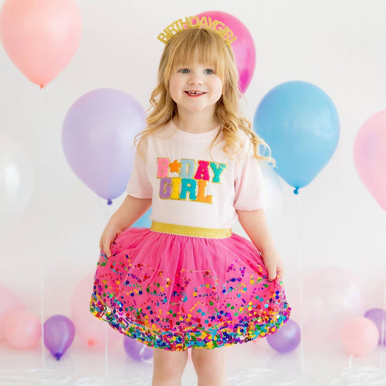 Load image into Gallery viewer, Raspberry Confetti Tutu - Dress Up Skirt
