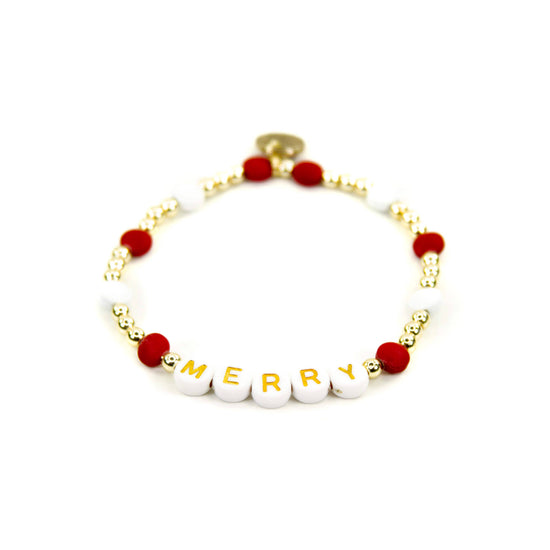Load image into Gallery viewer, 18K Gold &amp;amp; Enamel Christmas Bracelet: Falala
