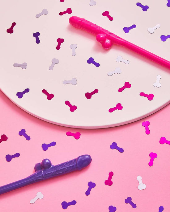 Load image into Gallery viewer, Bachelorette Party Penis Straws
