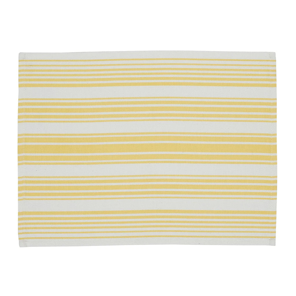Lemon Zest Stripe Placemat