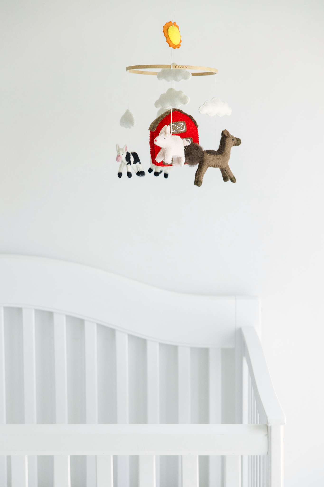 Farm Theme Mobile - Handmade Nursery Decor