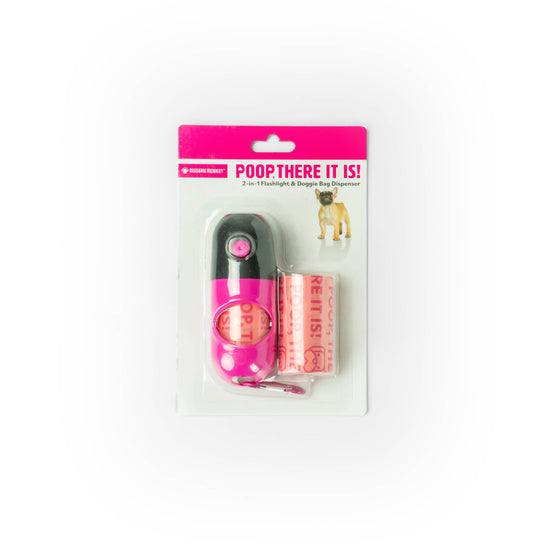 Load image into Gallery viewer, Poop, There It Is! 2-in-1 Flashlight &amp;amp; Doggie Bag Dispenser
