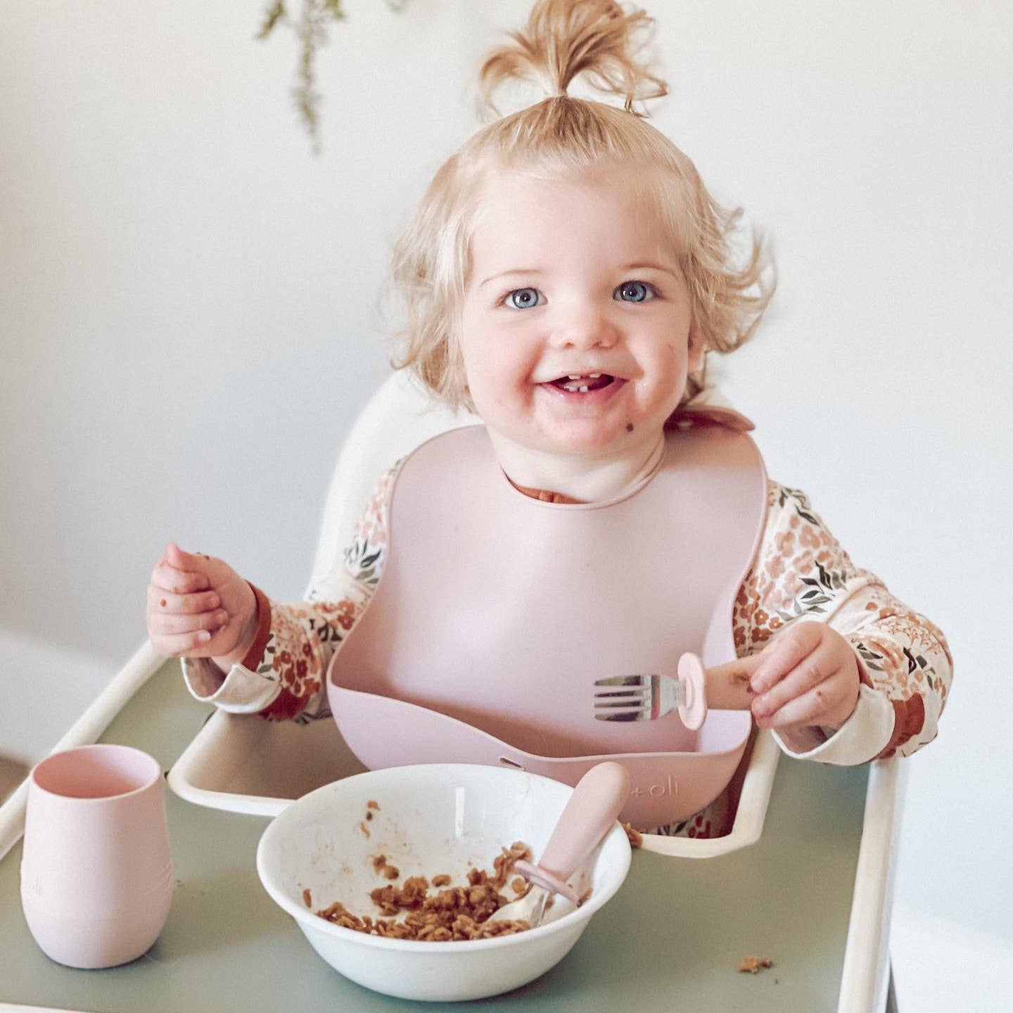 Spoon & Fork Learning Set for Toddlers (Pink) 6m+